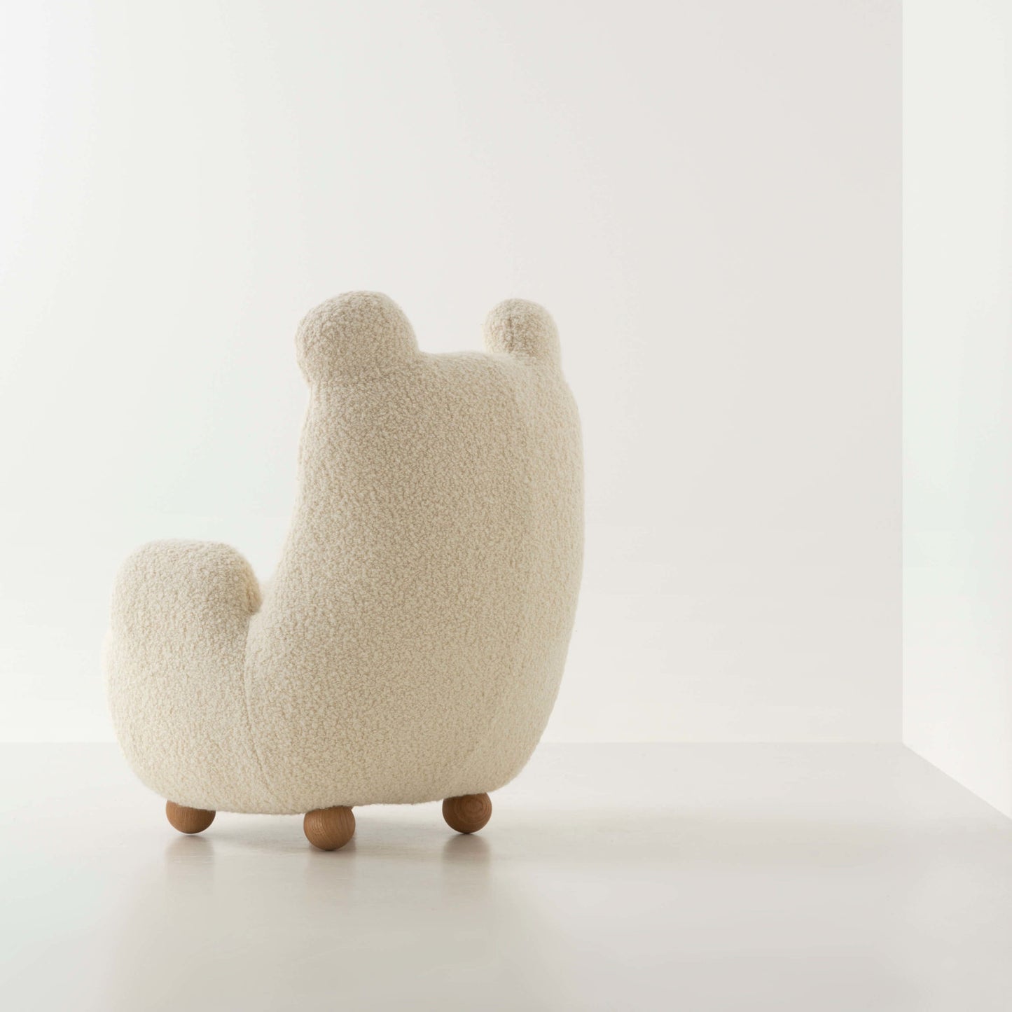 Modern Boucle Armchair