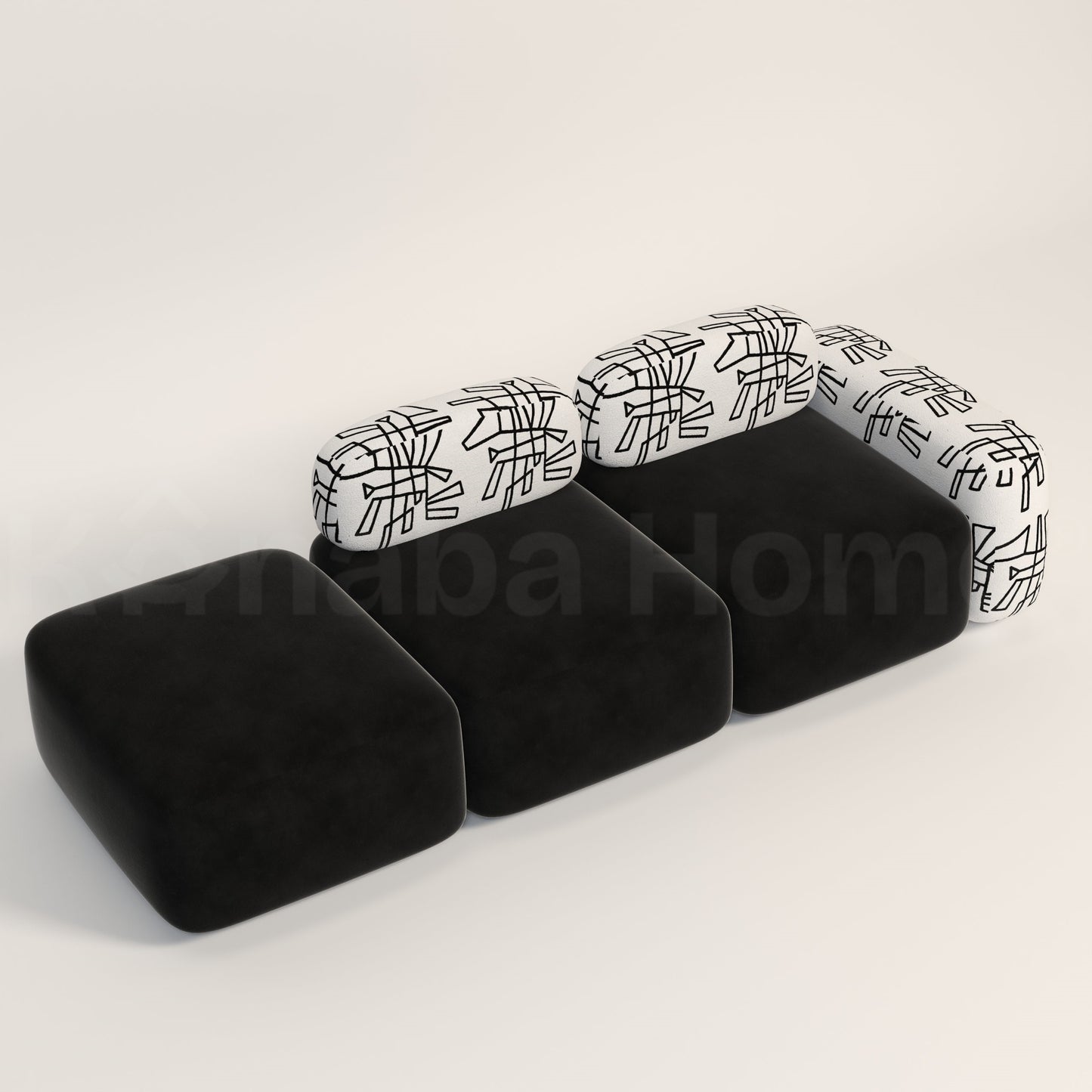 Pebble Modular Shape Sofa