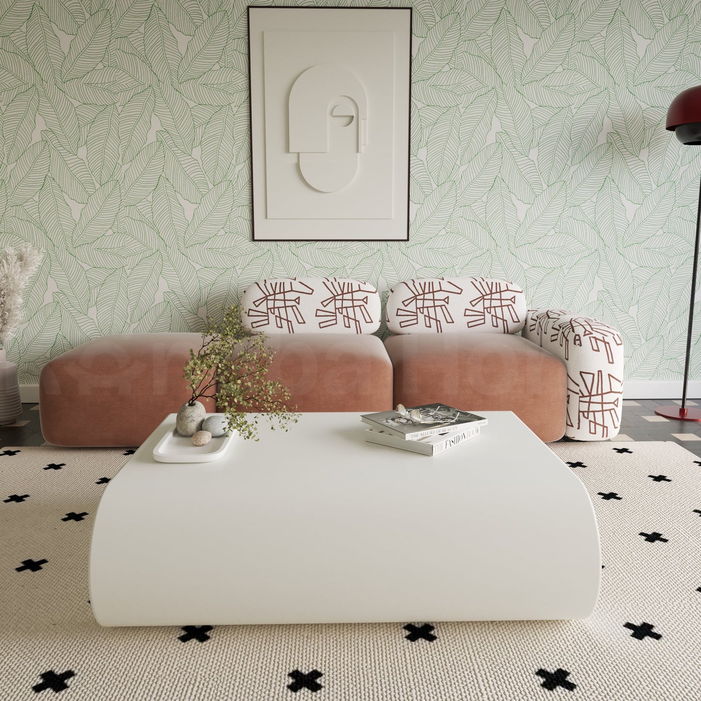 Pebble Modular Shape Sofa