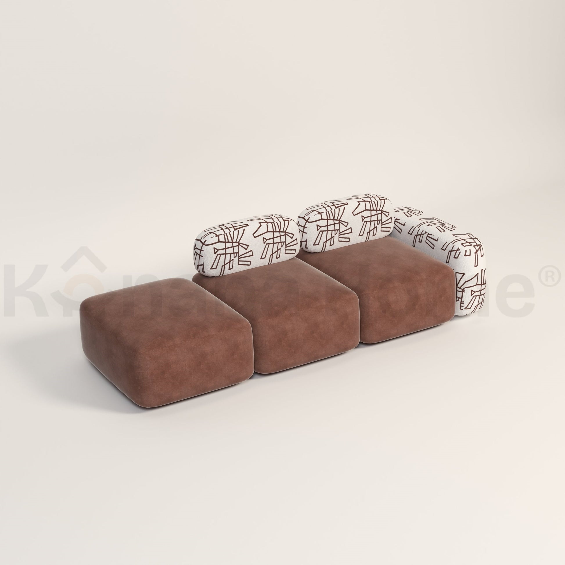Pebble Modular Shape Sofa