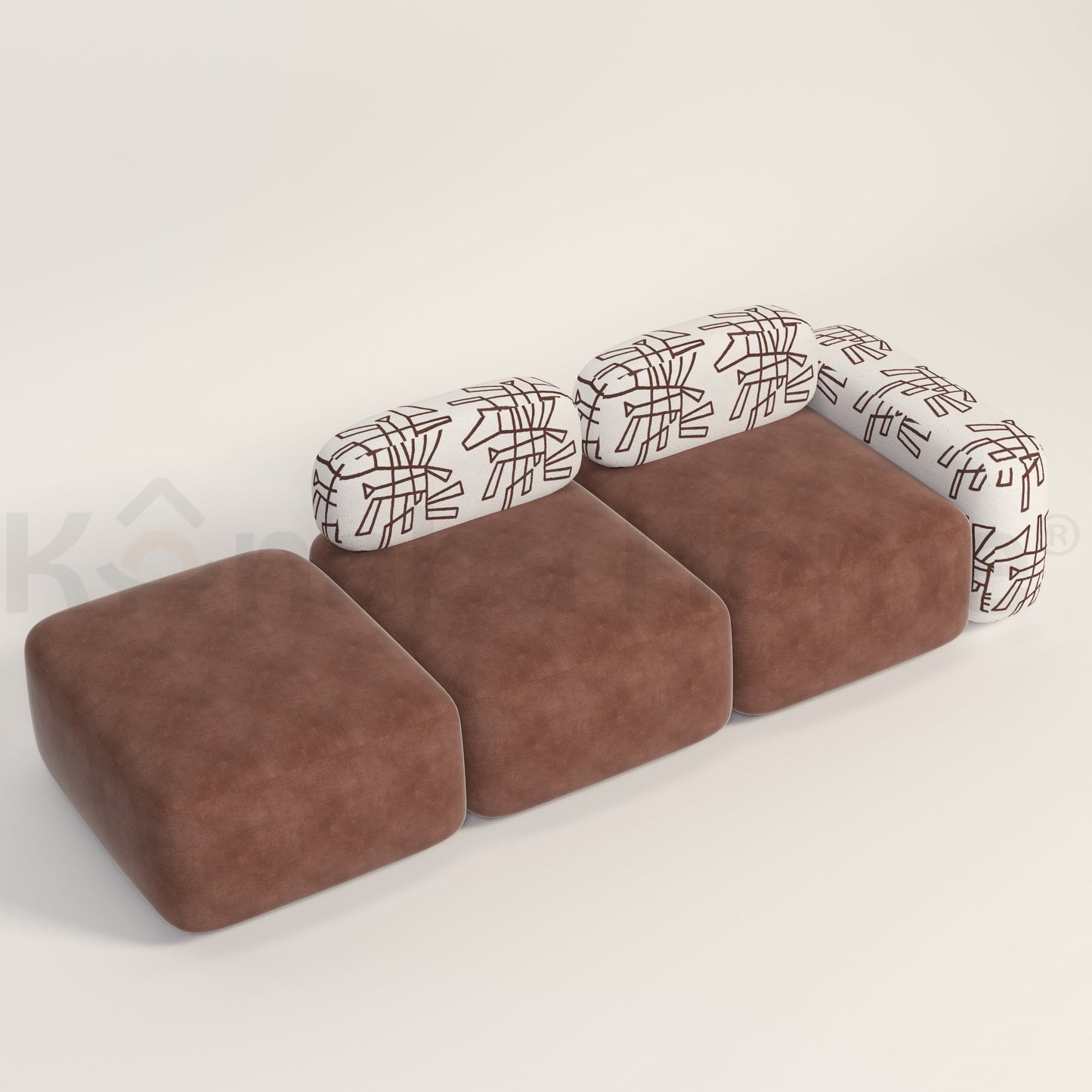 Pebble Modular Shape Sofa