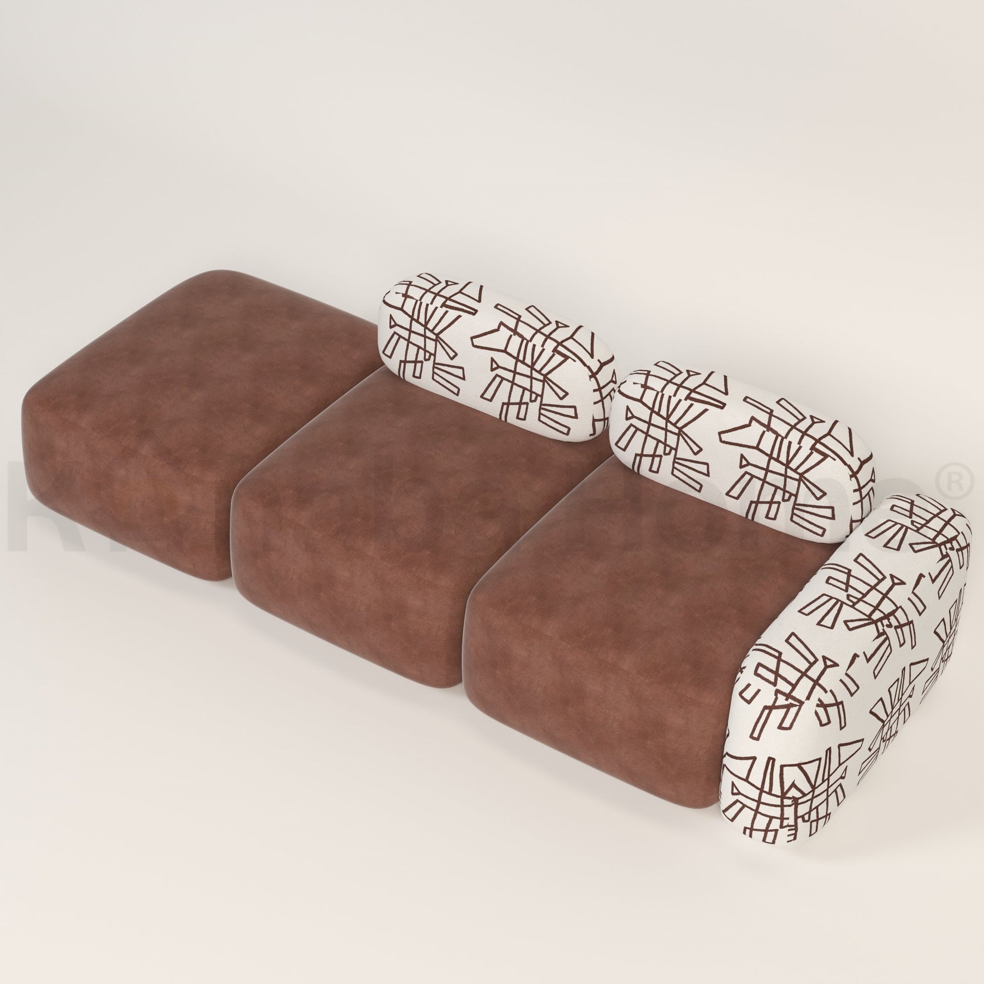 Pebble Modular Shape Sofa