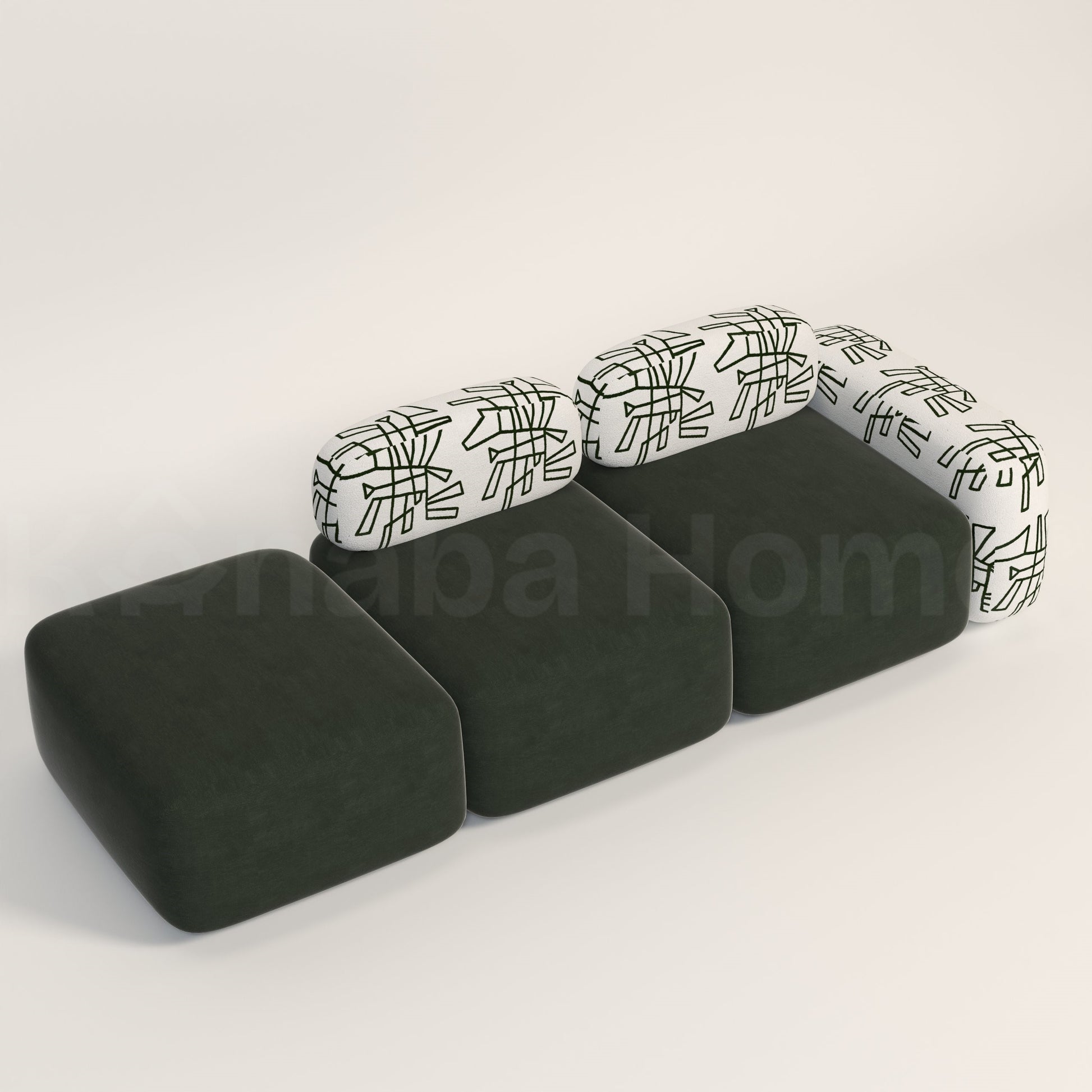 Pebble Modular Shape Sofa
