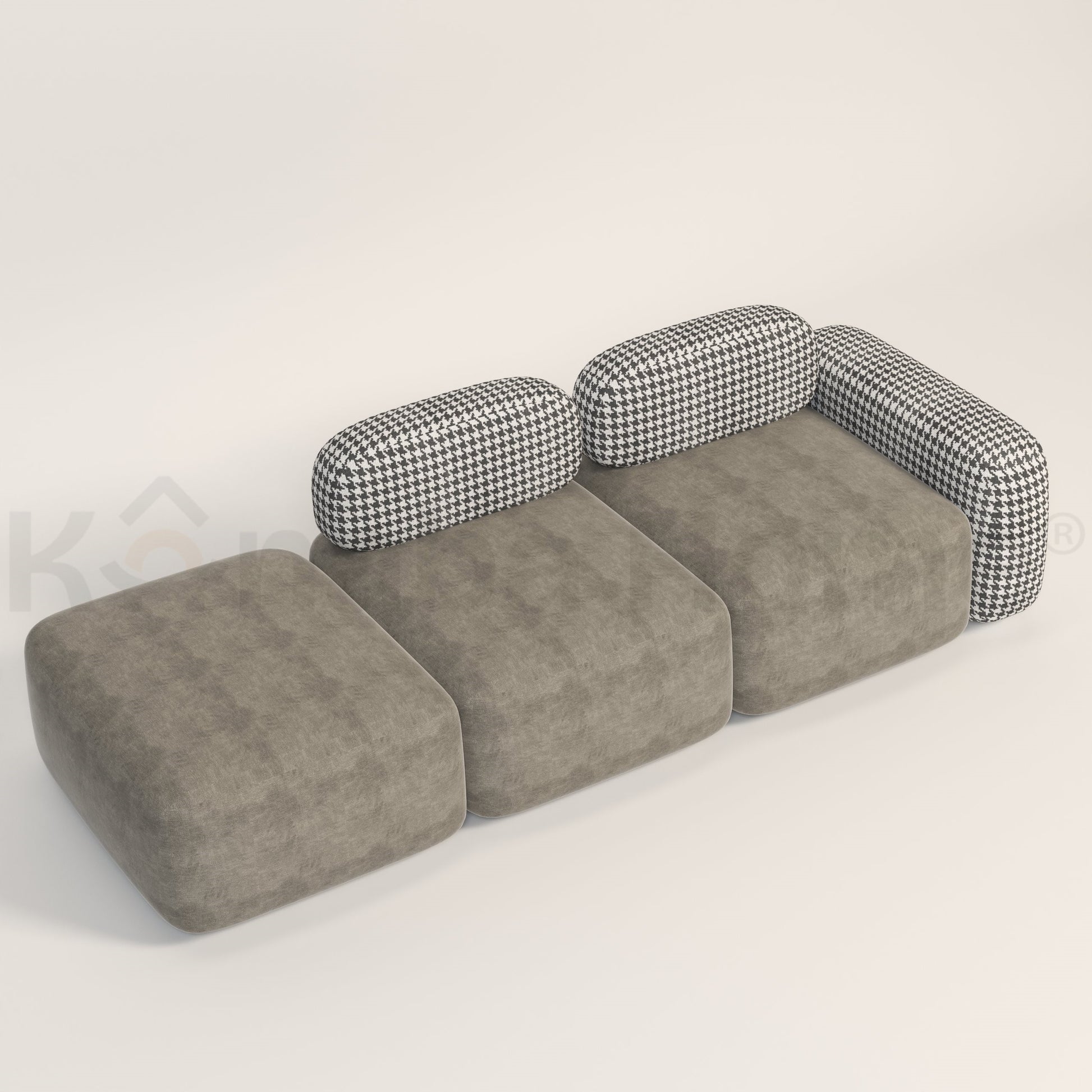 Pebble Modular Shape Sofa