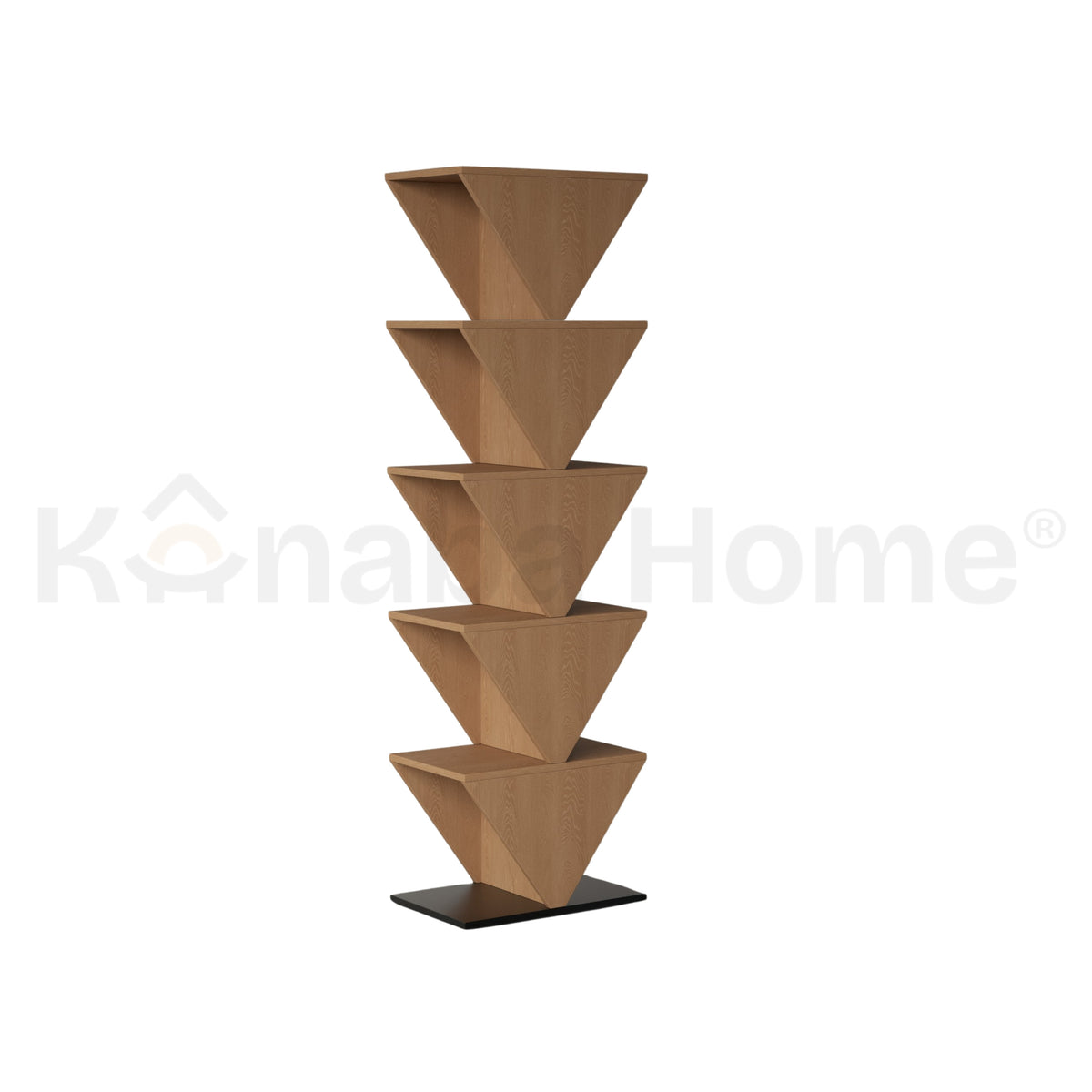 Pinnacle Stack Console (Wooden Oak Veneer Finish)