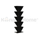 Pinnacle Stack Console (Wooden Oak Veneer Finish)BLACK VENEER