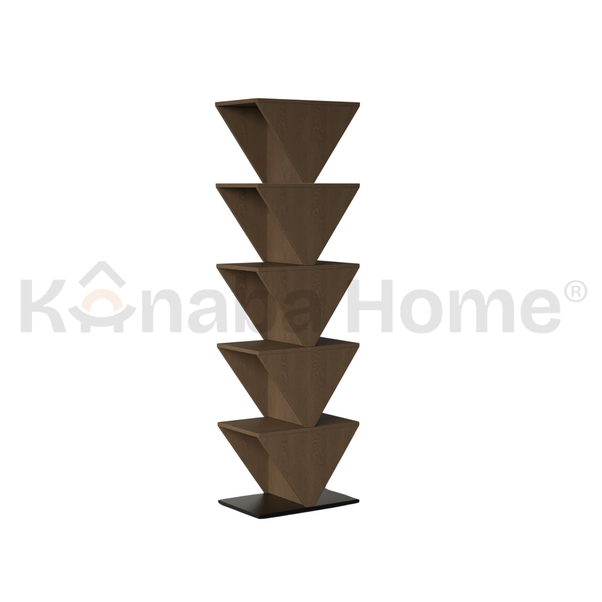 Pinnacle Stack Console (Wooden Oak Veneer Finish)