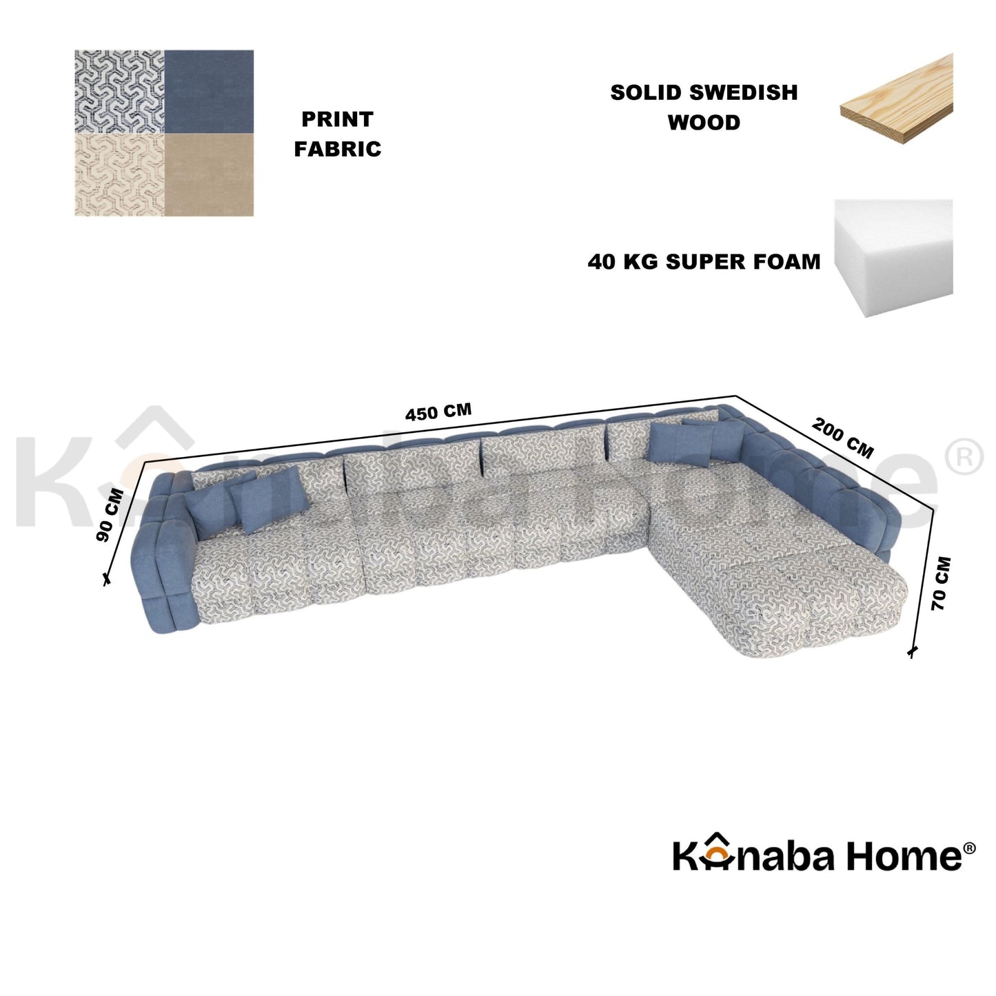Riviera L Shape Sofa