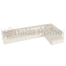 Riviera L Shape SofaIVORY PRINT - ANC (9200-01) &(5250-04) / Facing Right L Shape
