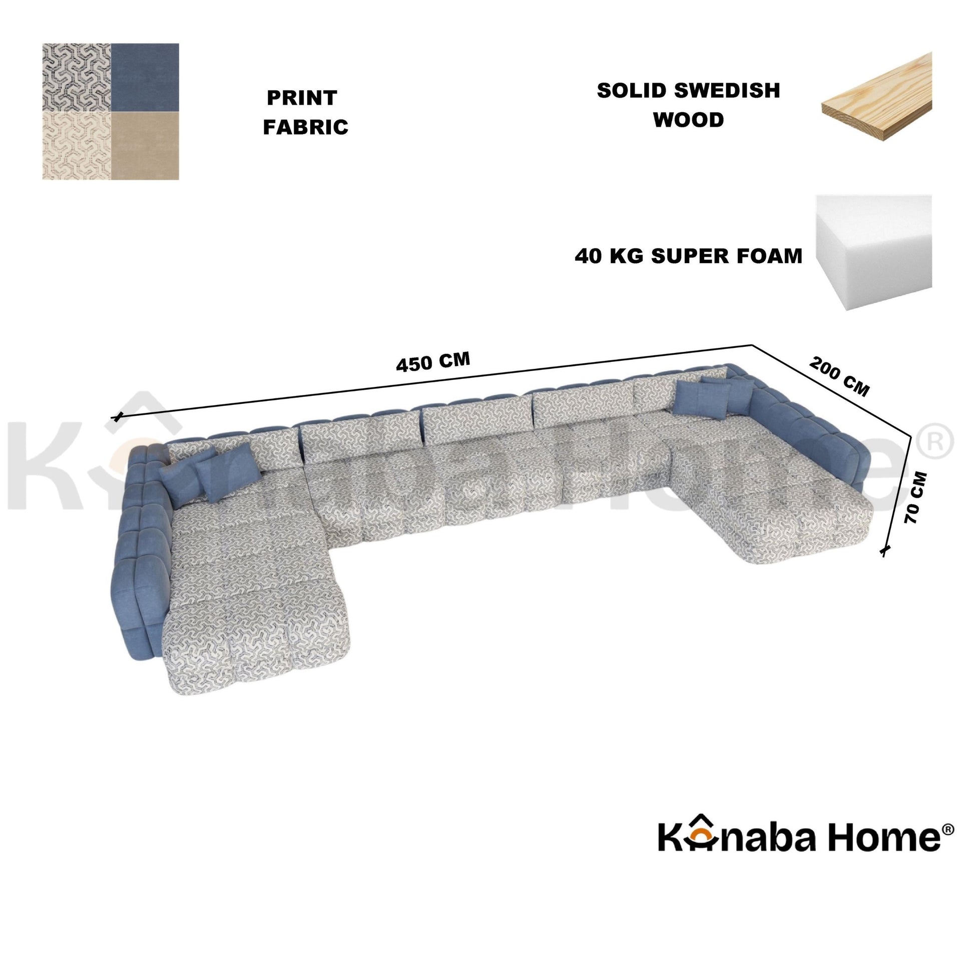 Riviera U Shape Sofa