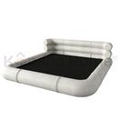 Rolo BedQueen Size Mattress: 160x200 cm: Overall Dimensions: W 220 × L 260 × H 80 cm / WHITE ST (1184-002)