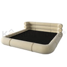 Rolo BedQueen Size Mattress: 160x200 cm: Overall Dimensions: W 220 × L 260 × H 80 cm / BEIGE ST (1184-023)