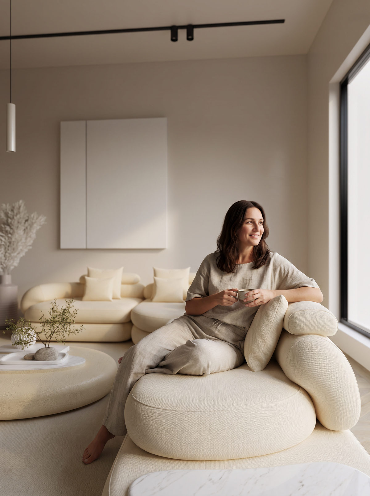 Rome L Shape Modular Sofa