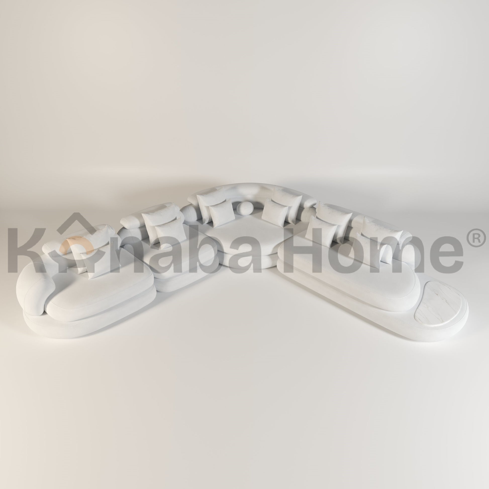 Rome L Shape Modular Sofa