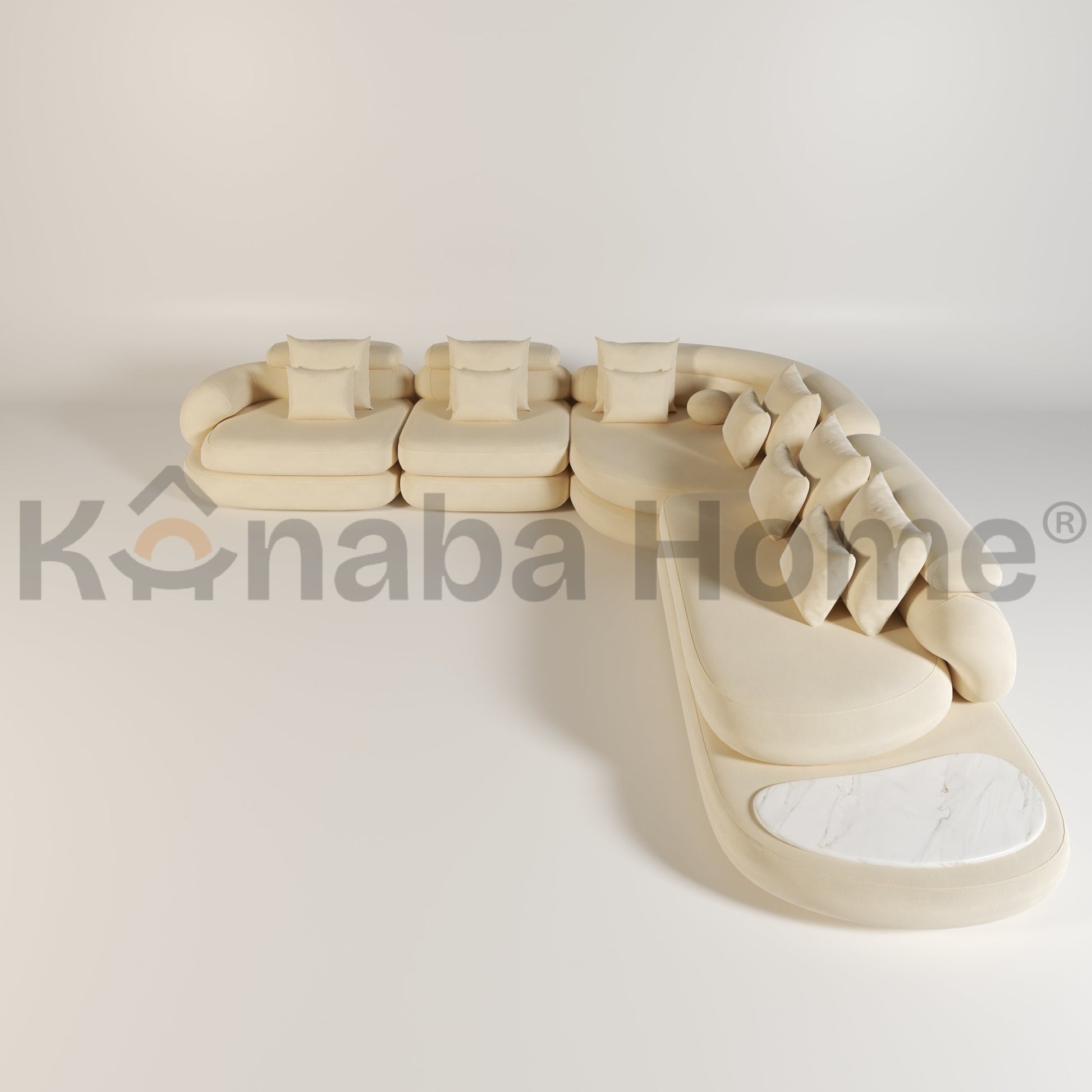 Rome L Shape Modular Sofa