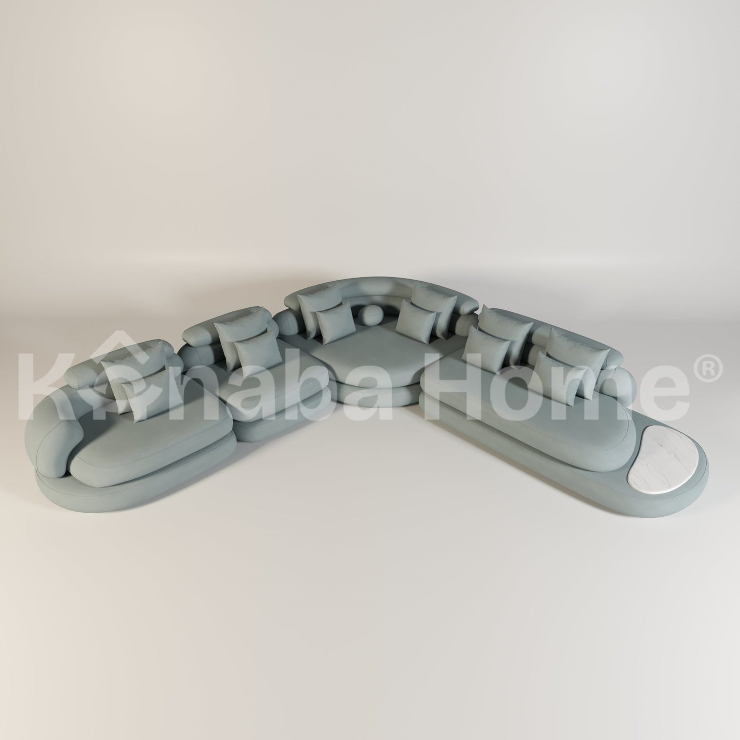 light blue l shape sofa in uae