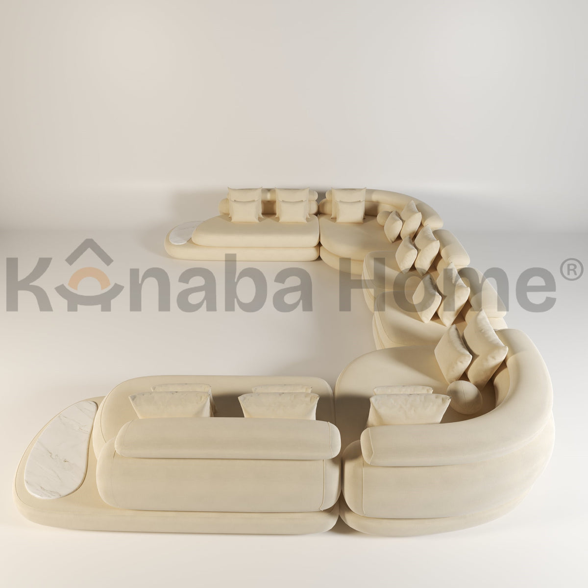 Rome U Shape Modular Sofa