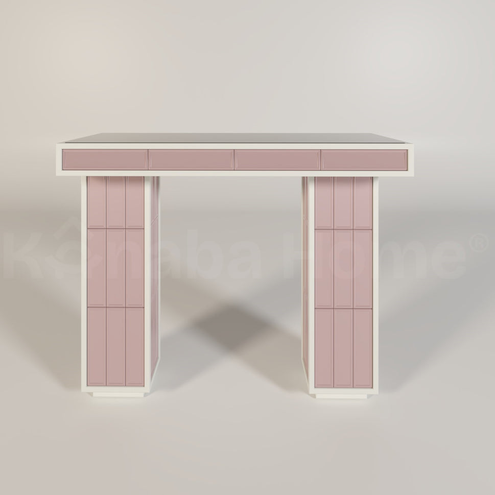 Rubik's Metro Tile ConsolePINK & WHITE RALL 9016 & METRO TILE M6816S