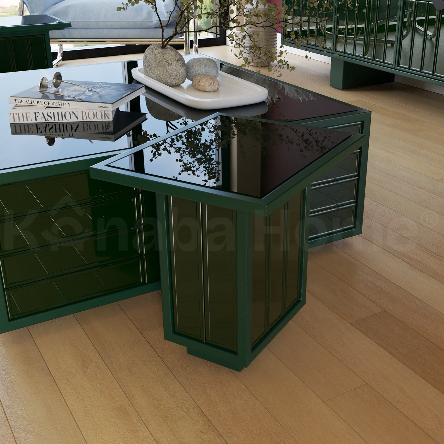 Designer Rubik's Metro Tile Living Room Table