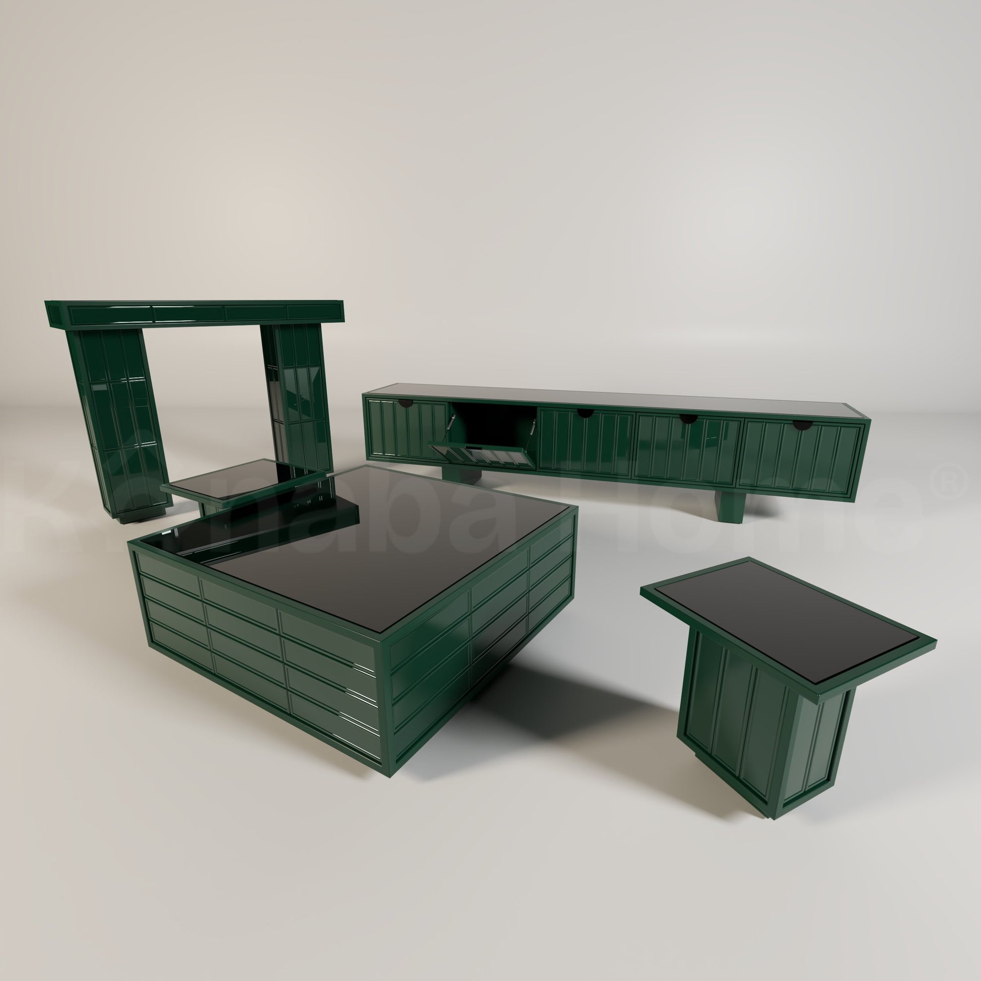 Rubik's Metro Tile Living Room Tables Set