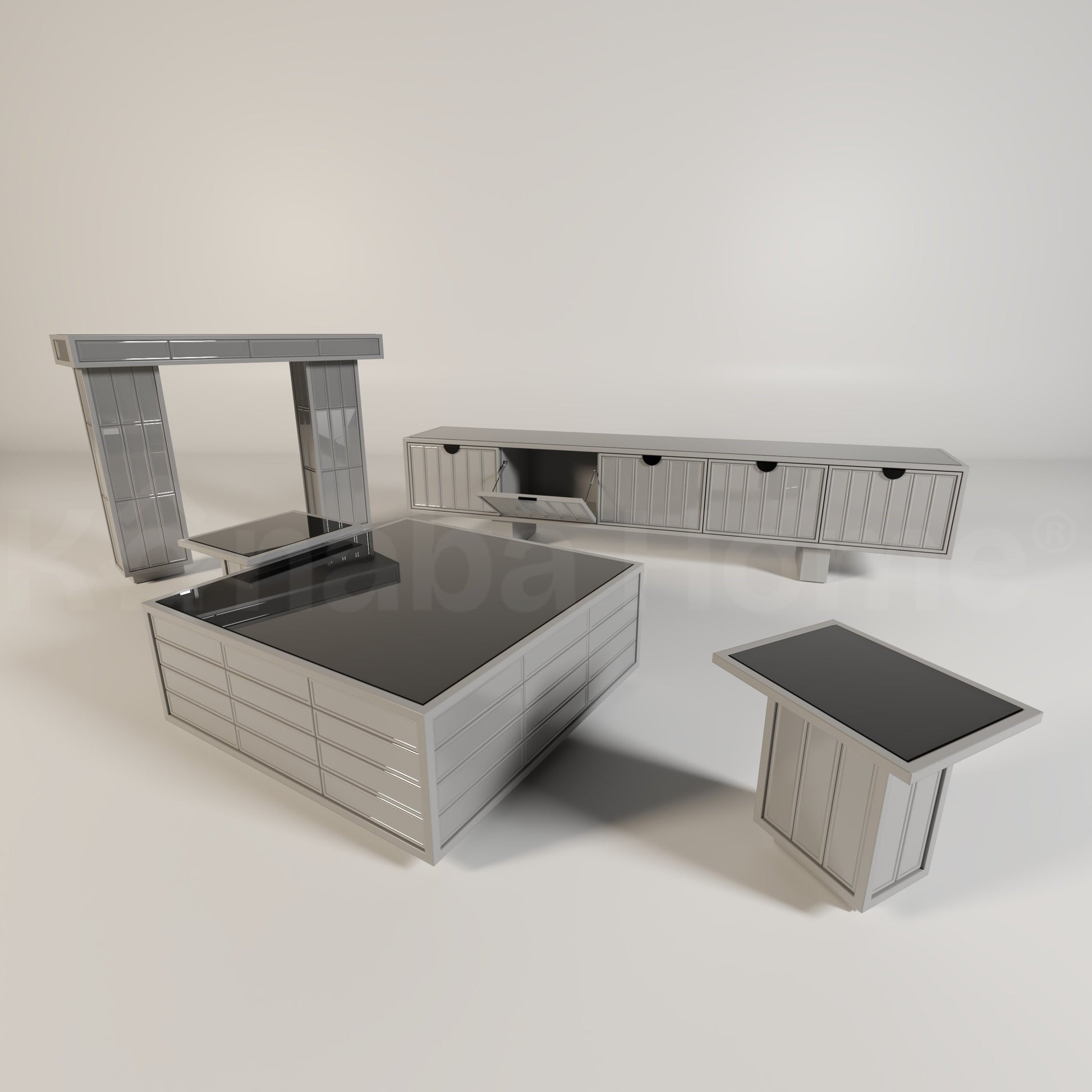 Rubik's Metro Tile Living Room Tables Set