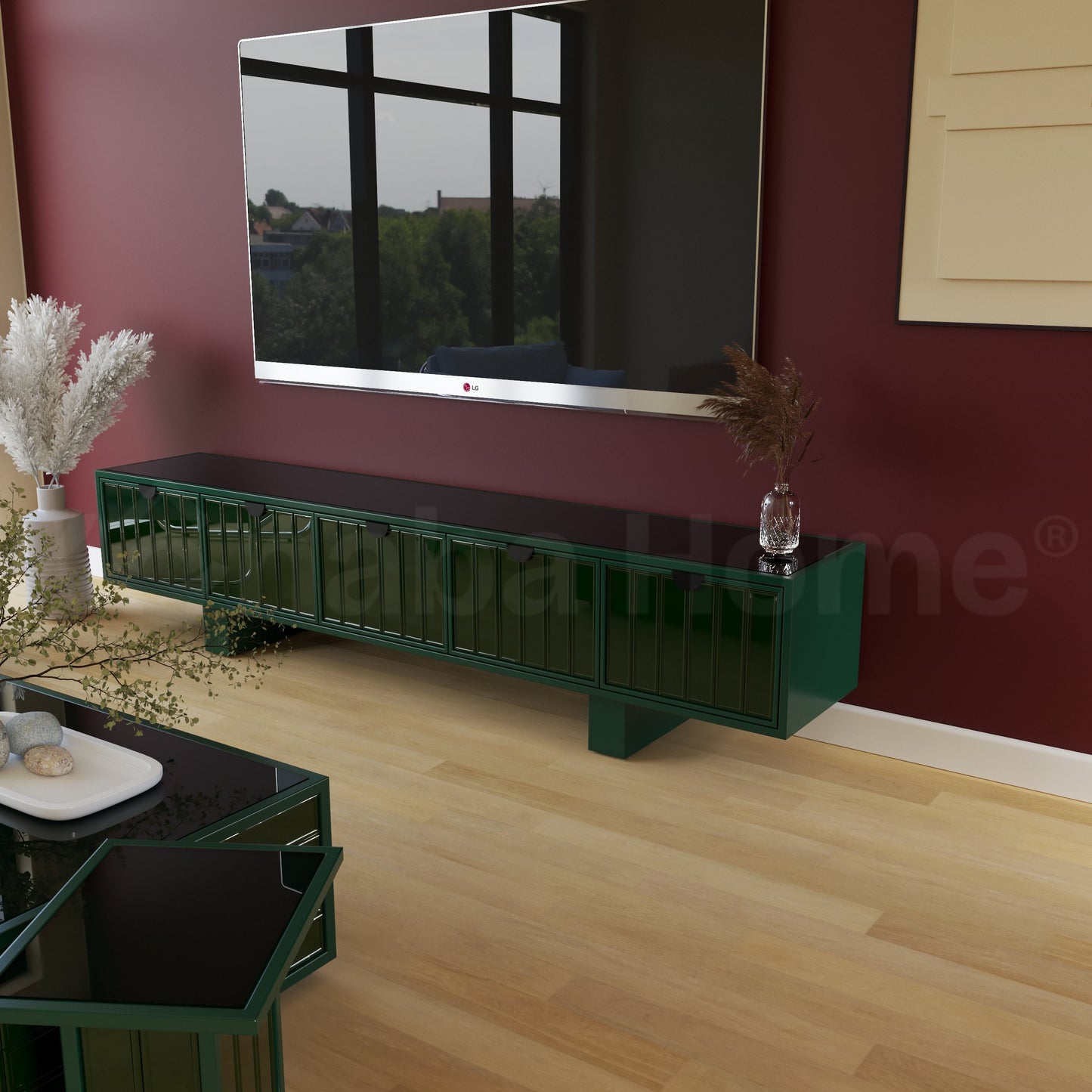 Designer Rubik's Metro Tile TV Unit
