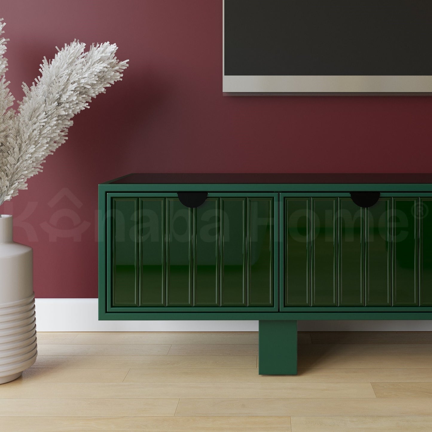 Solid Wood Rubik's Metro Tile TV Unit
