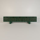 Rubik's Metro Tile Tv UnitGreen RALL 6005 & METRO TILE M6812S
