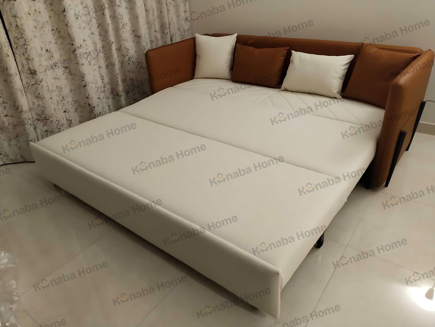 Wooden Sofa Bed at client's location