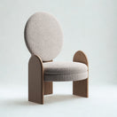 Seli ArmchairWalnut | Grey Boucle