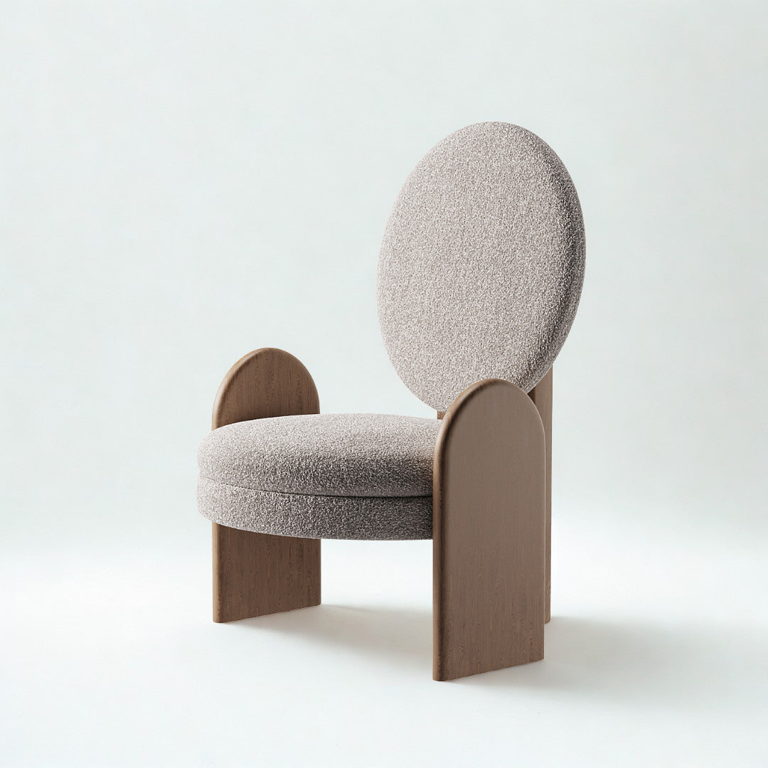 Walnut Armchair 