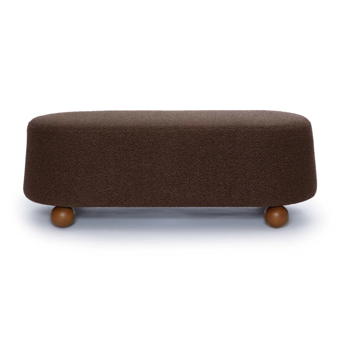 Brown Boucle Bench