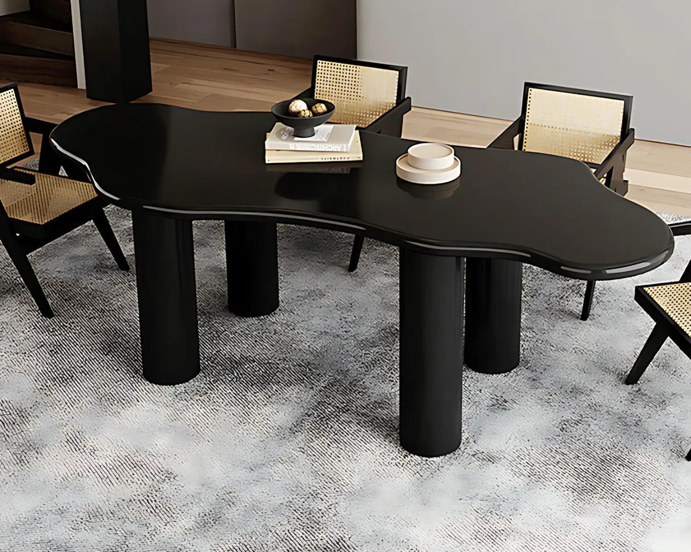 Skye Dining Table / L 162 x W 81 x H 76 cm - Kanaba Home #