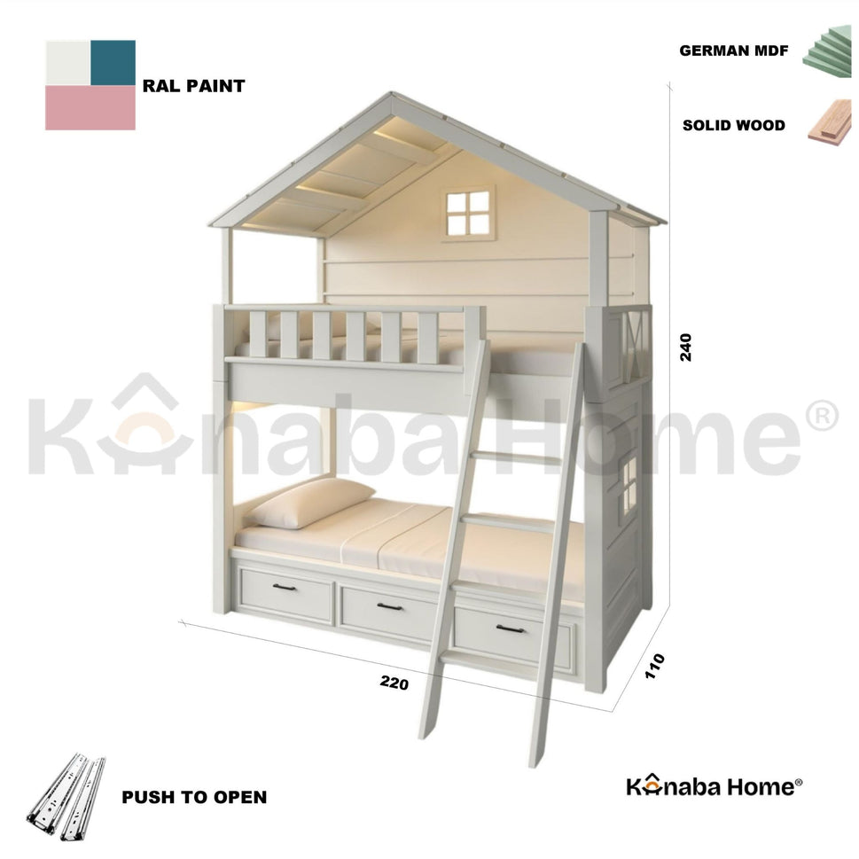 Snuggle Cottage Kids Bed
