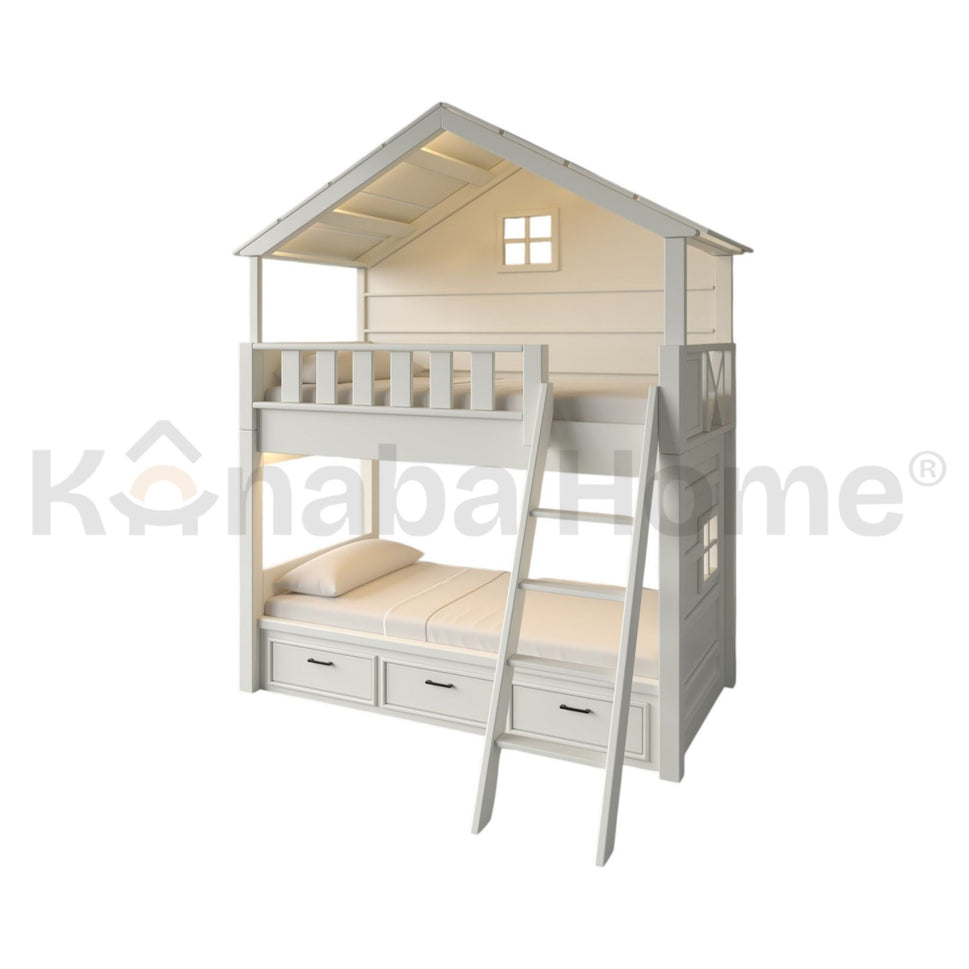 Snuggle Cottage Kids BedWHITE RAL (9003)