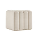 Sora OttomanOff-White | Linen