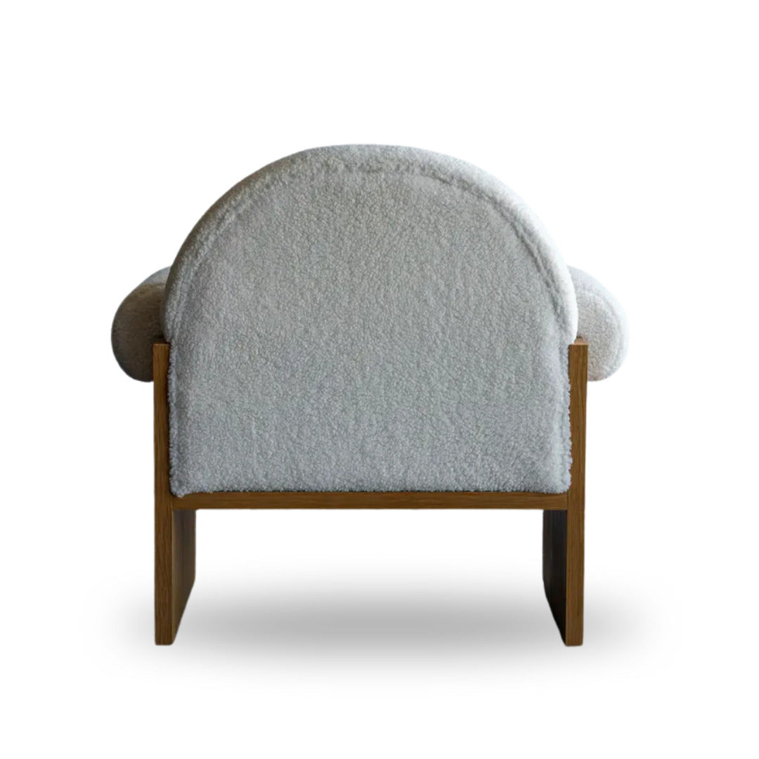 Modern Boucle Armchair 