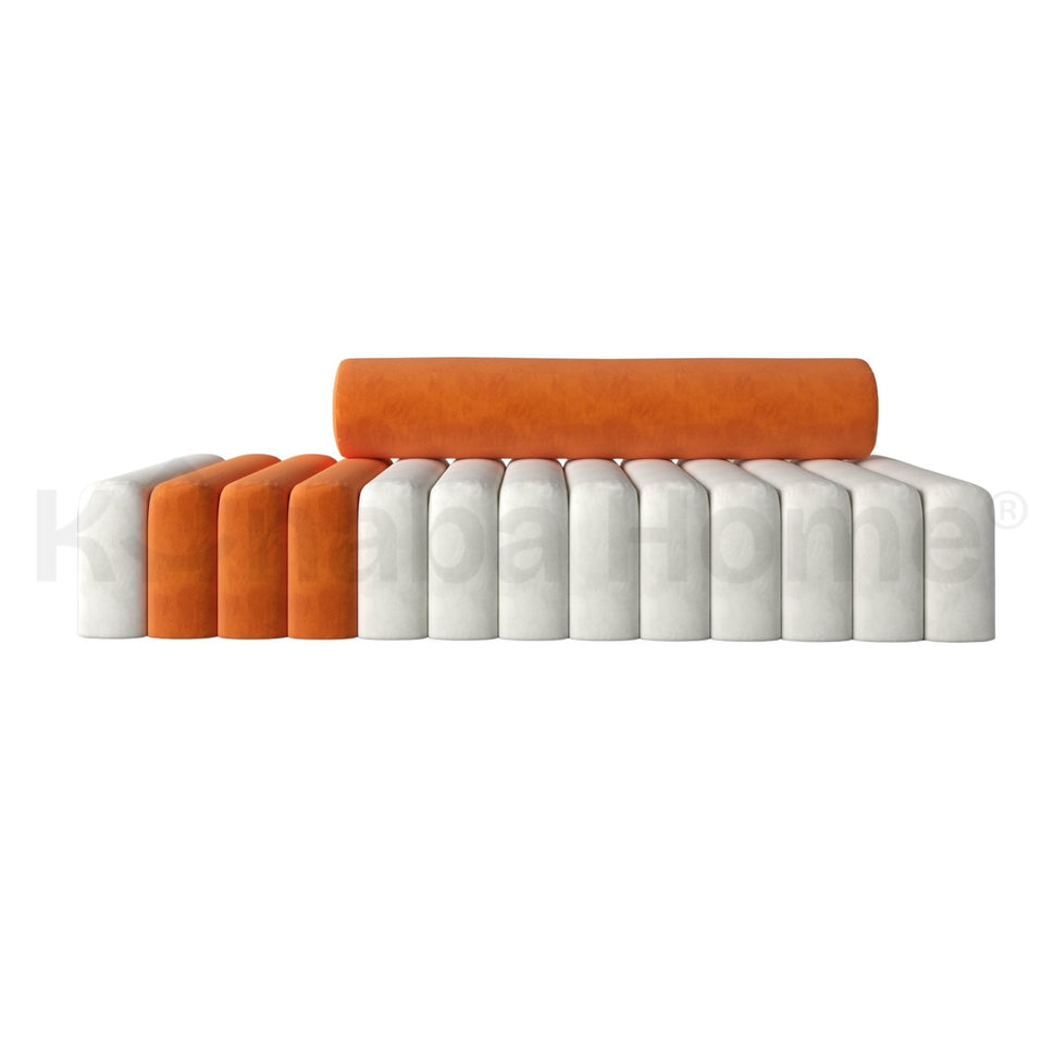Symphony BenchWHITE & BURNT ORANGE ST (1184-145)