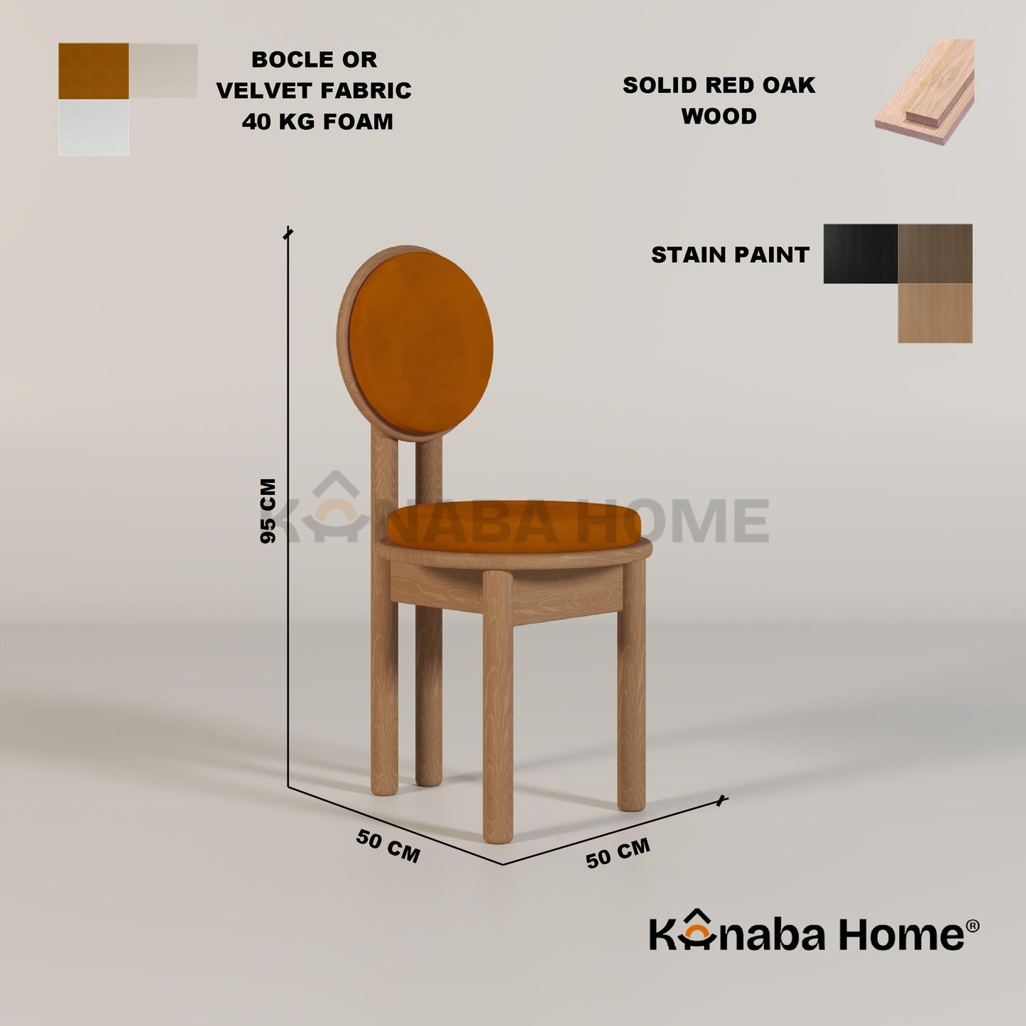 dining chair dimensions