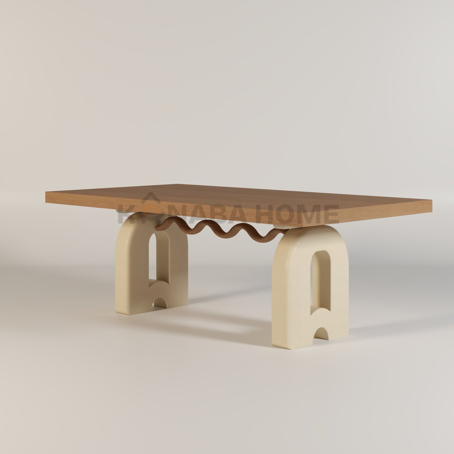 square dining table with beautiful base