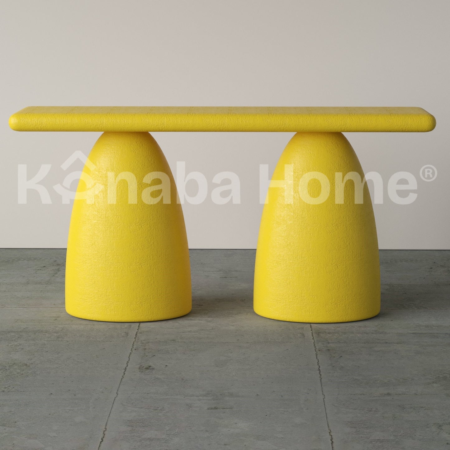 yellow console table dubai