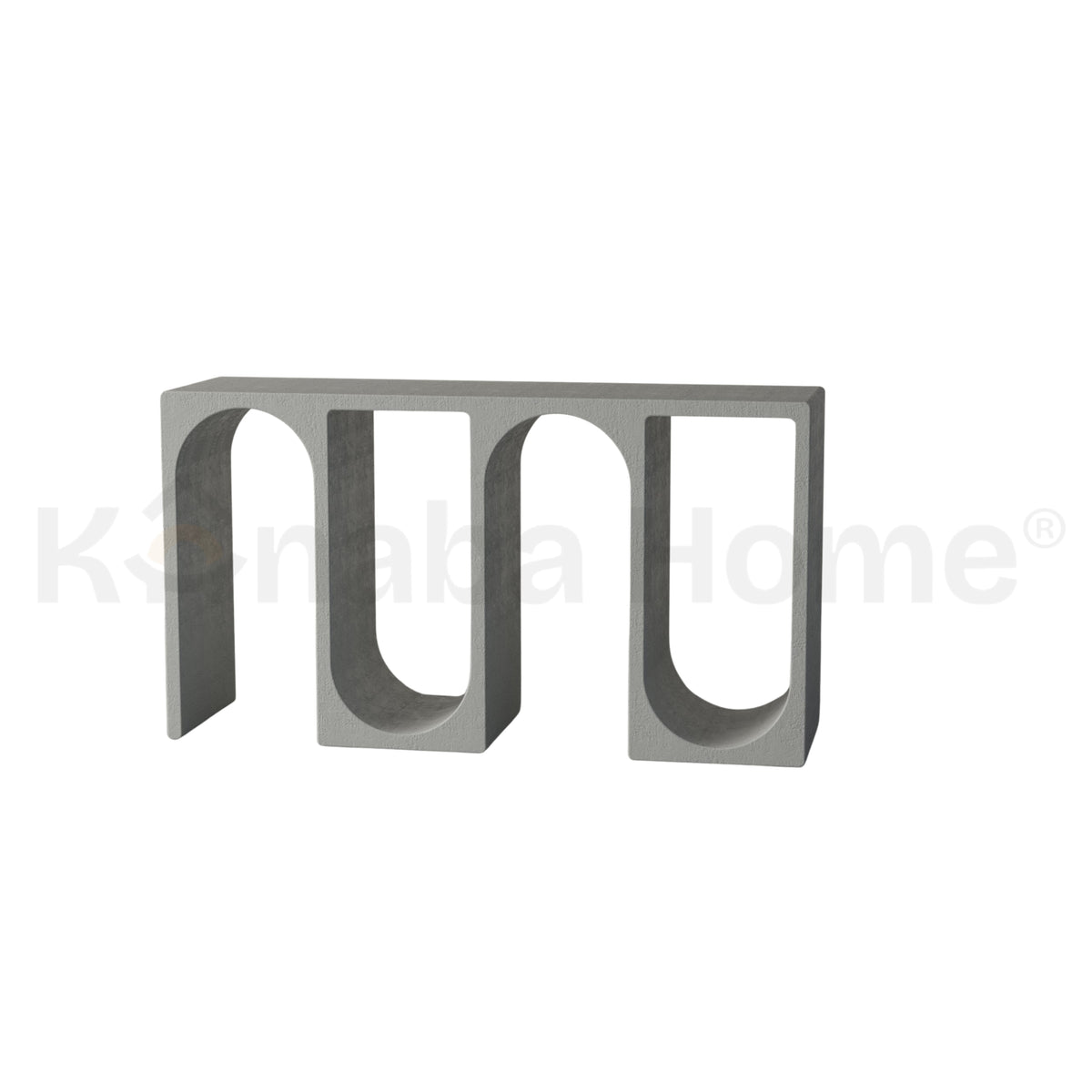 Trivio Console-German MDF & Bendy wood-Rhythmic Arcade Design-Kanaba Home