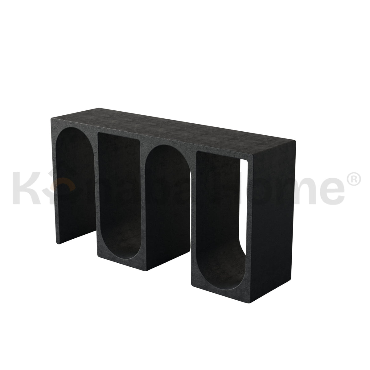 Trivio Console-German MDF & Bendy wood-Rhythmic Arcade Design-Kanaba Home