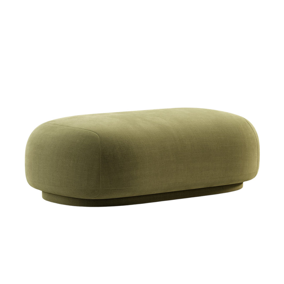 Tula PoufGreen | W 120x D 60 x H 41 cm | Linen