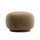 Tula PoufDark Beige | Dia 60 x H 41 cm | Velvet