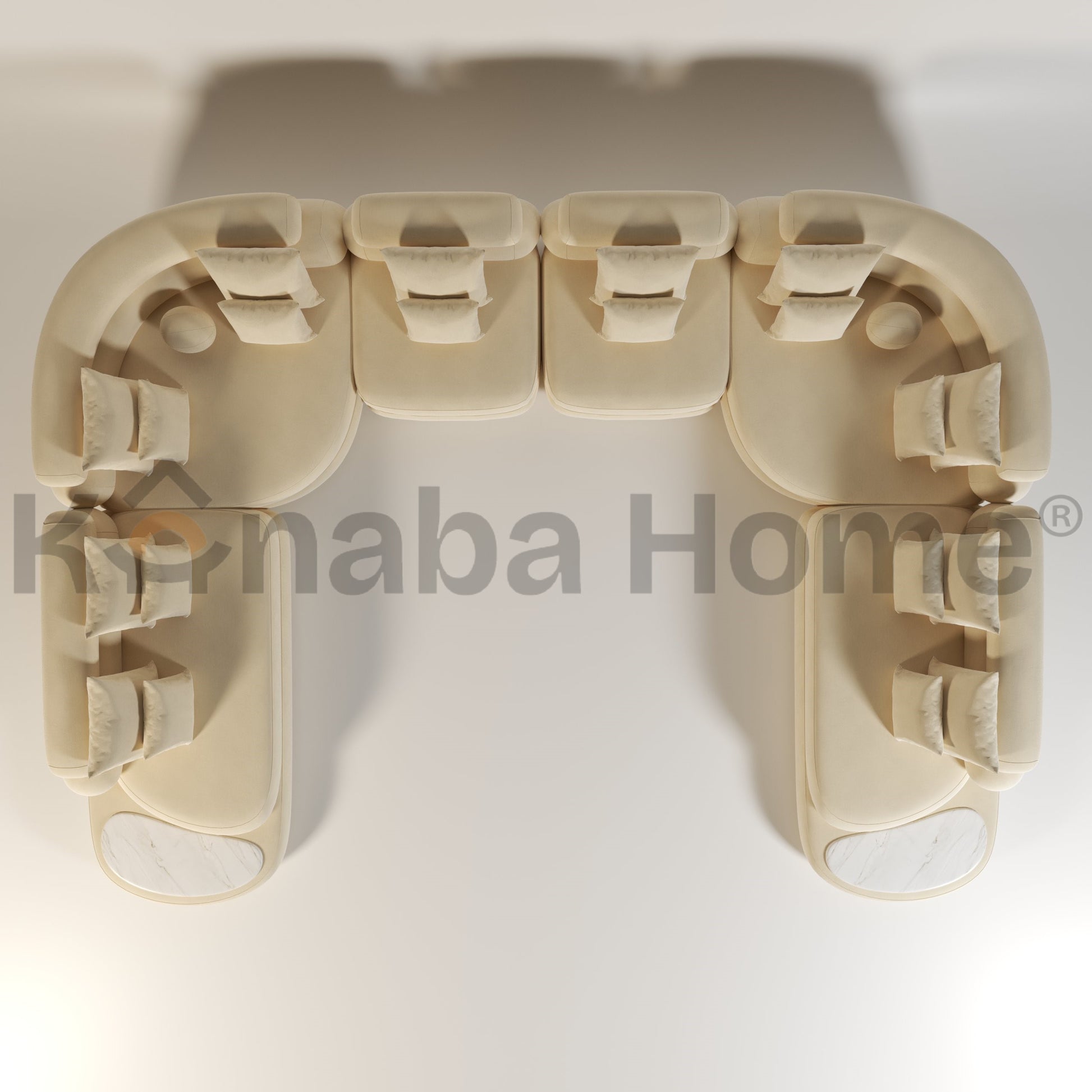 Rome U Shape Modular Sofa