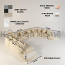 Switch u shape sofa dimensions and materials 2 image
