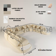 Rome U Shape Modular Sofa