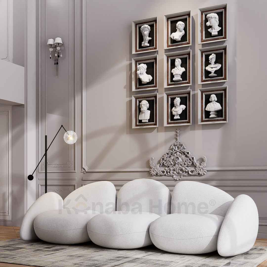 modern white cloud sofa