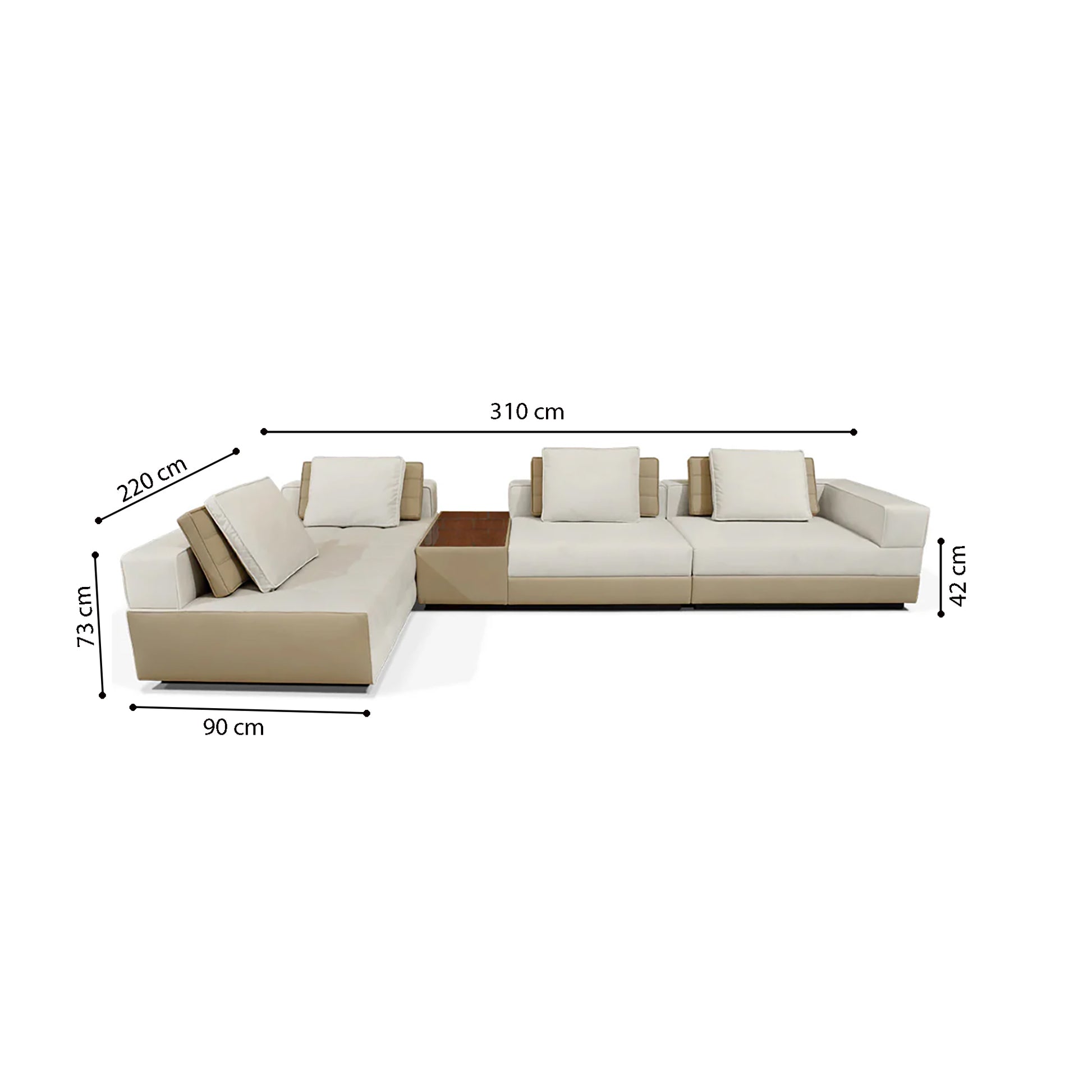 Vera L Shape Sofa